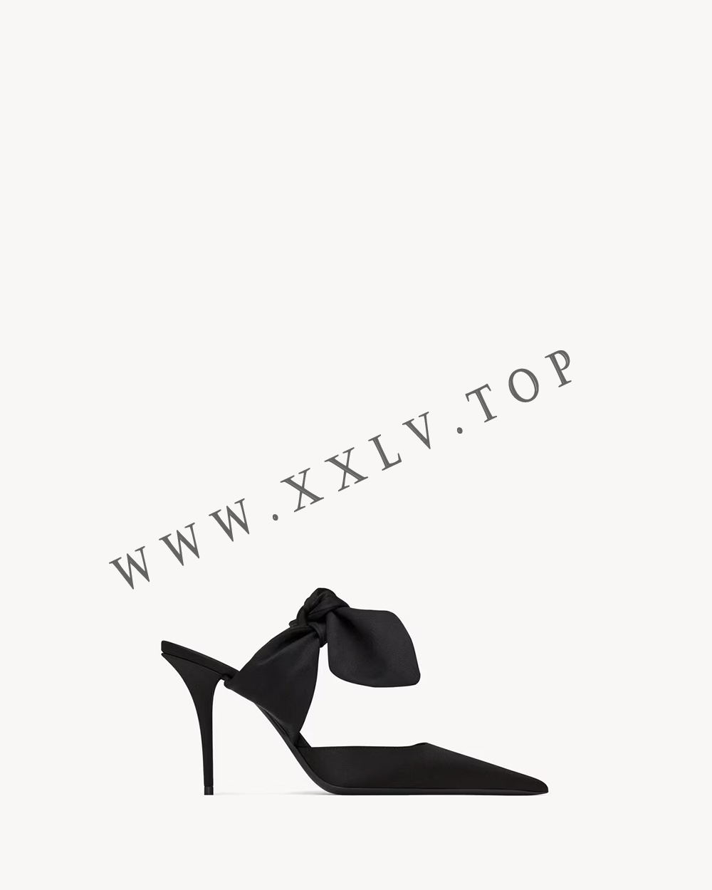 BARBARA mules in satin crepe - Image 4