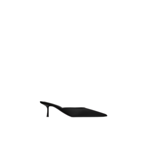 BARBARA mules in satin crepe