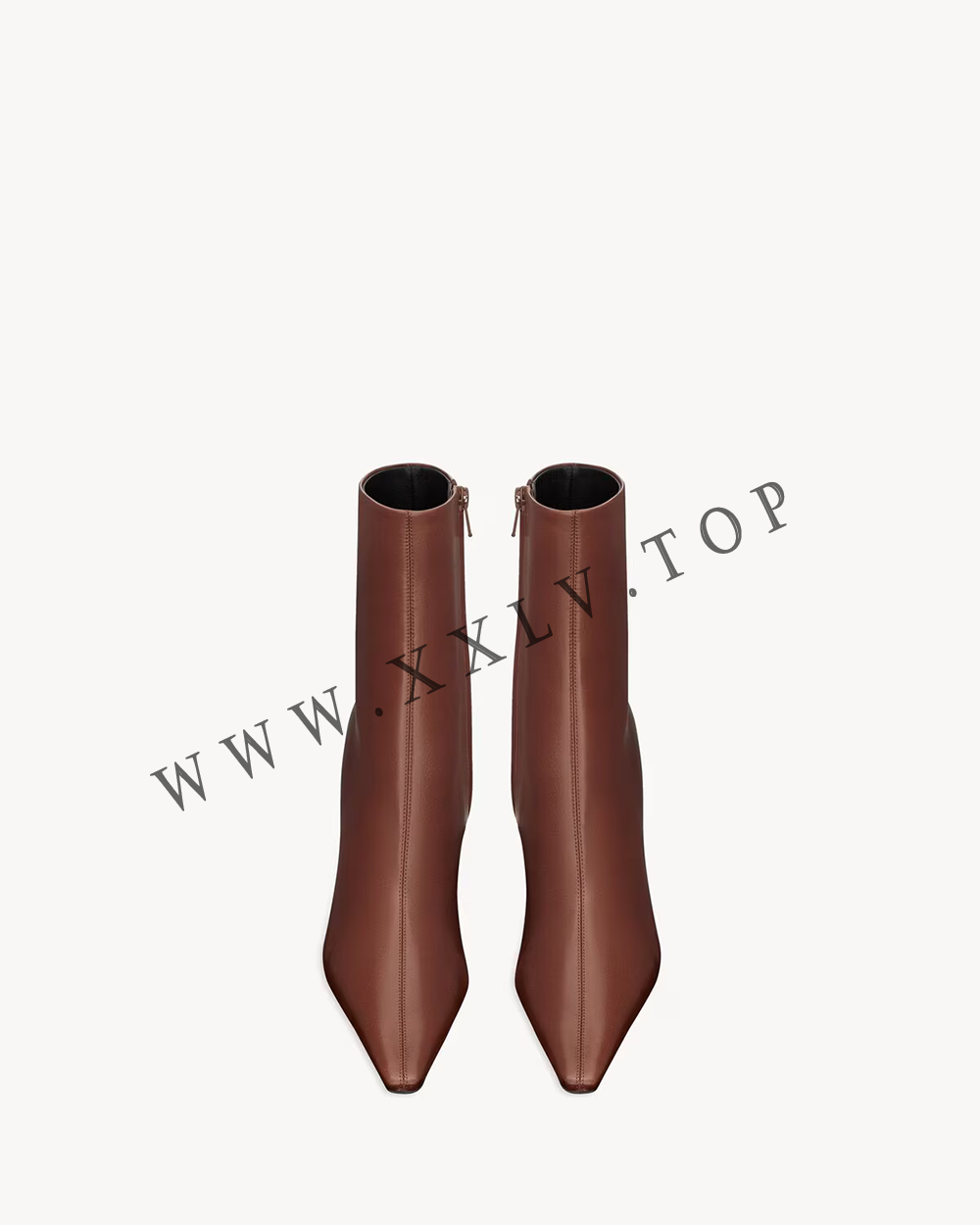 ASHLEY booties in smooth leather - Image 4