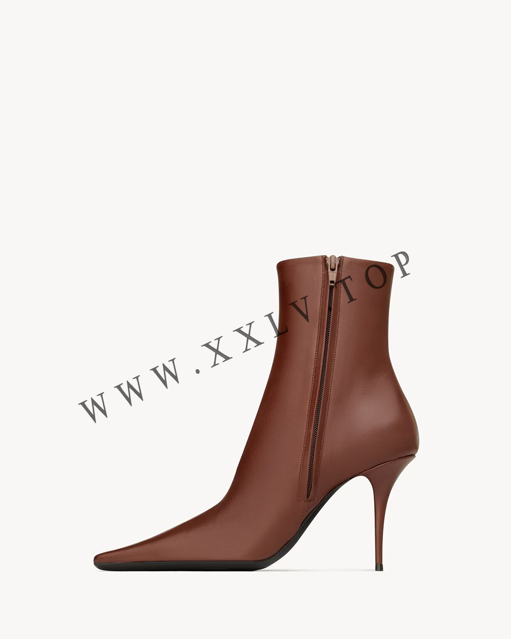ASHLEY booties in smooth leather - Image 2