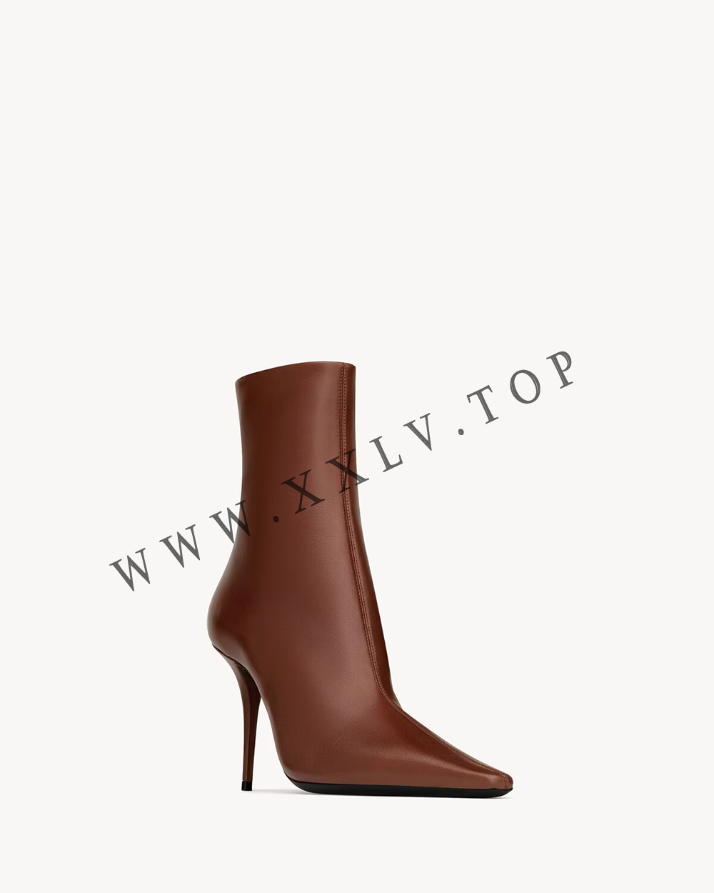 ASHLEY booties in smooth leather - Image 3