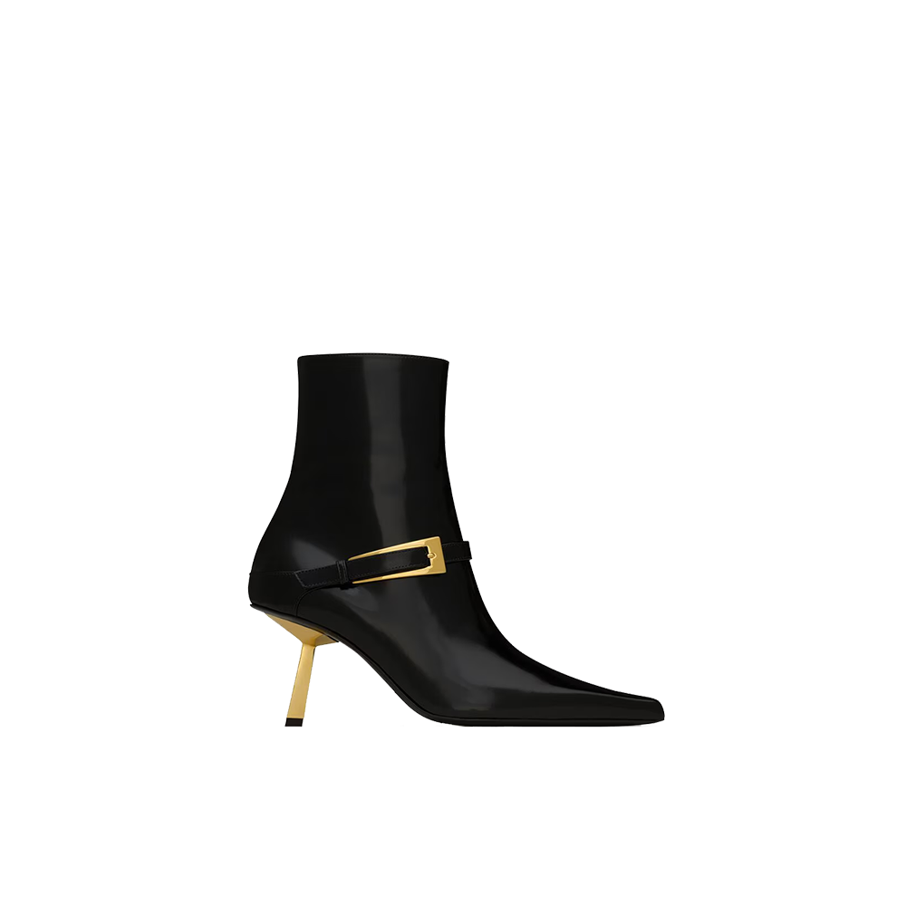 LEE booties in glazed leather