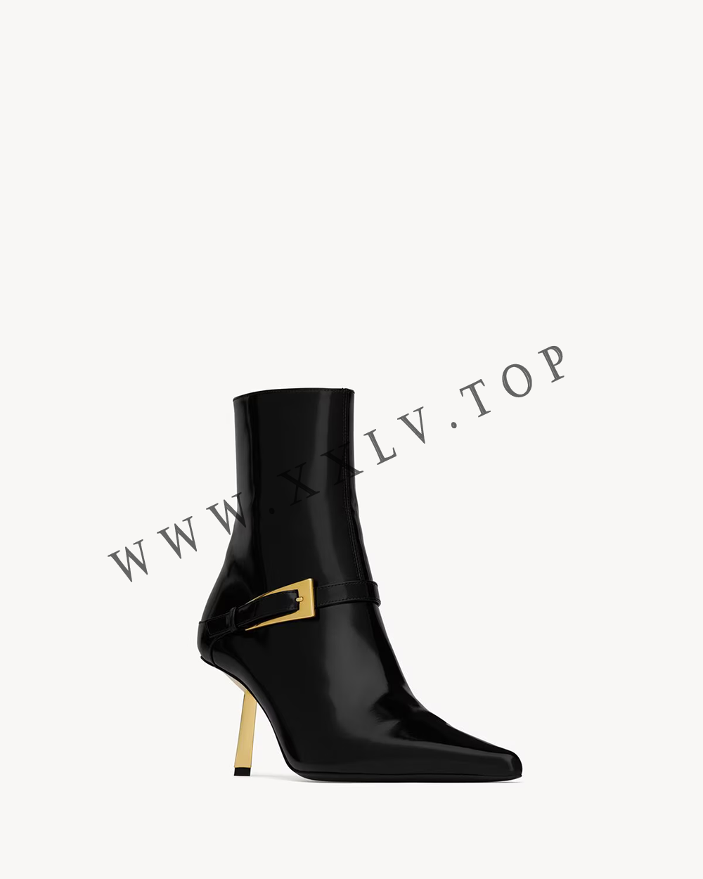 LEE booties in glazed leather - Image 5