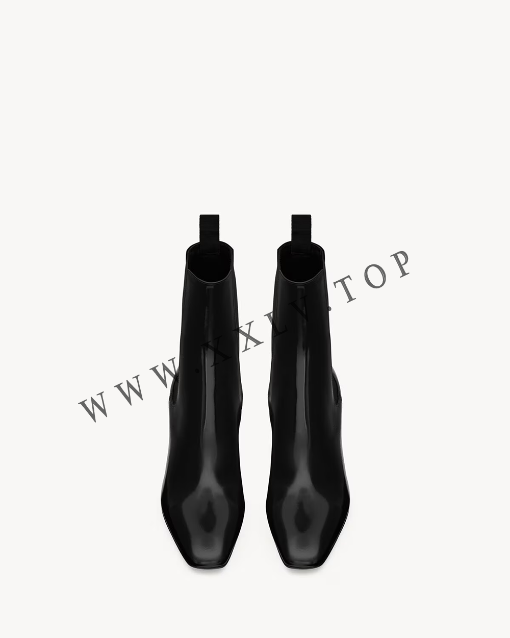 BETTY chelsea boots in glazed leather - Image 2