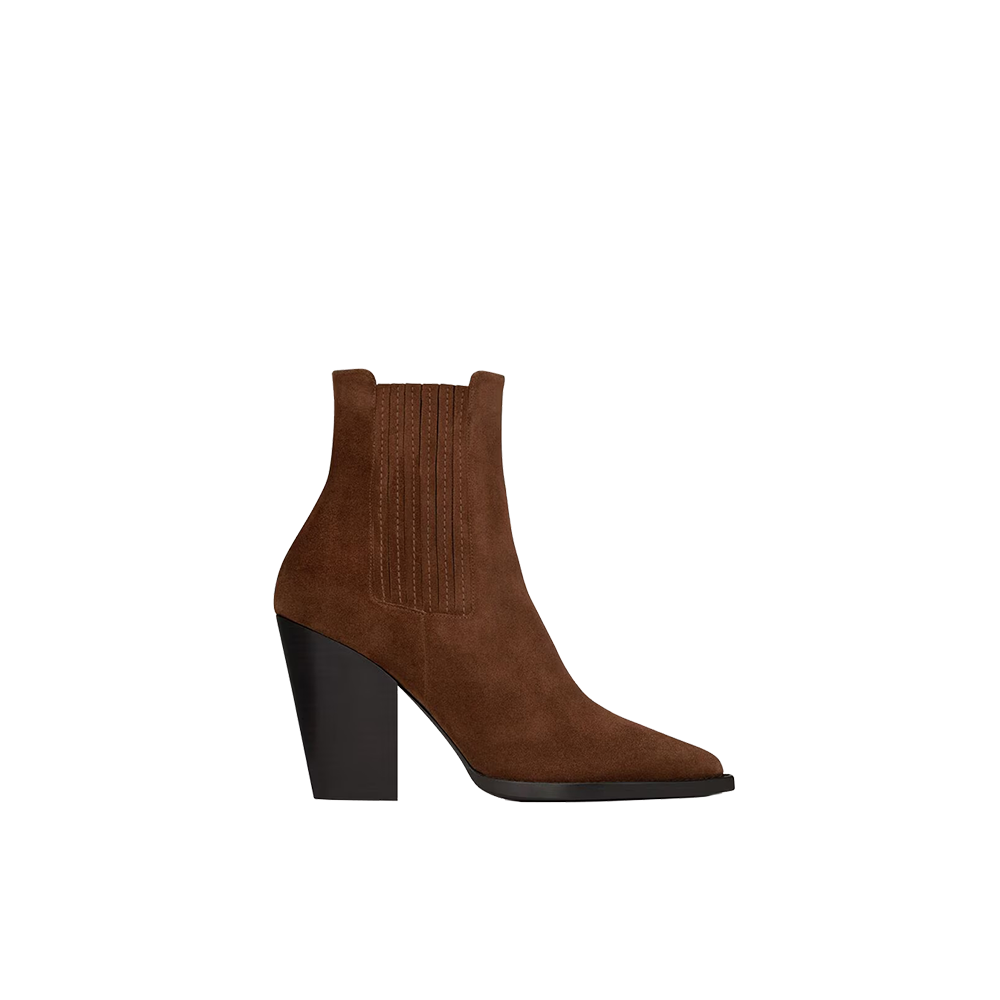 THEO chelsea booties in suede