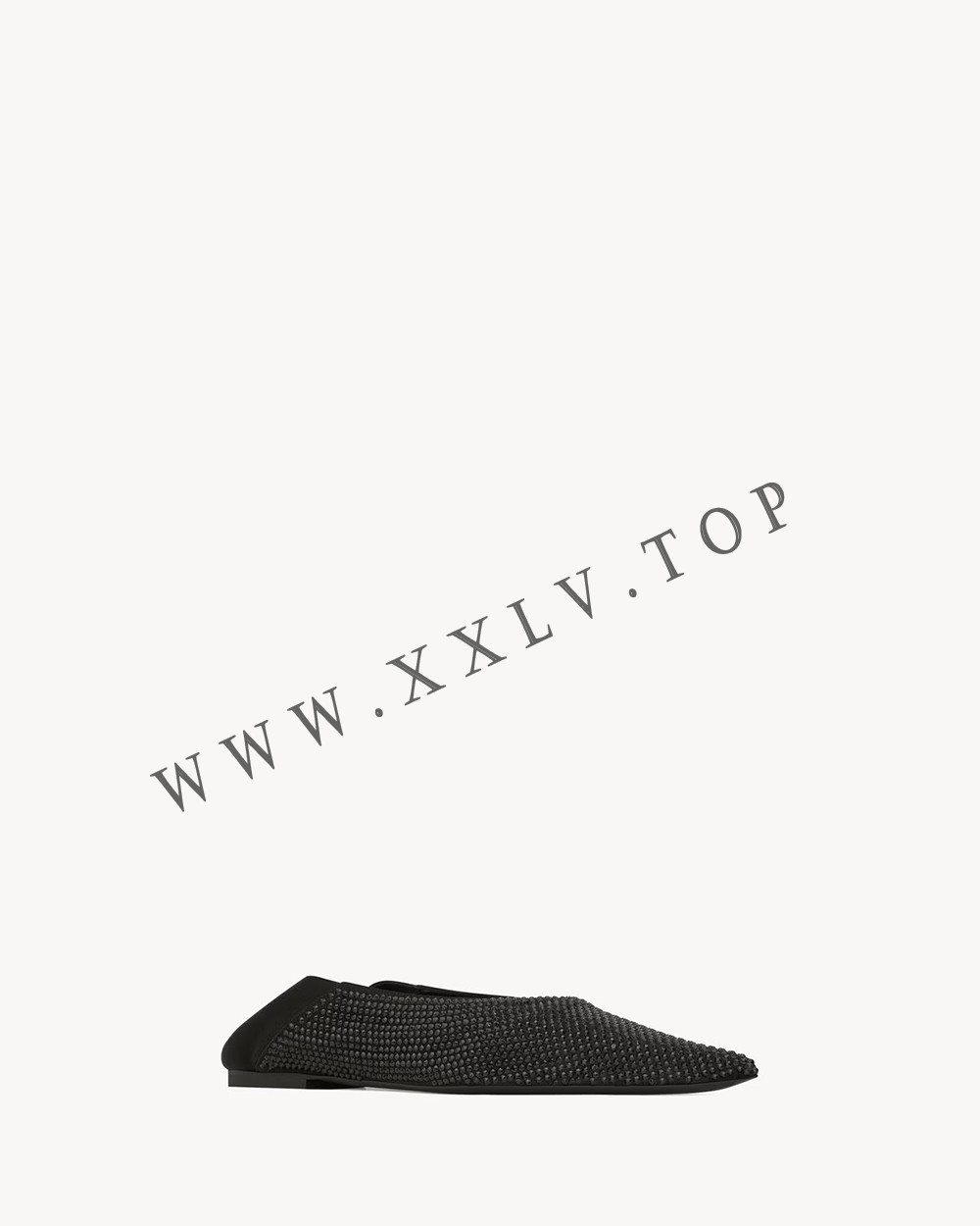 NOUR slippers in satin crepe and rhinestones - Image 3