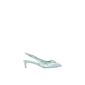 Women's pump with crystals