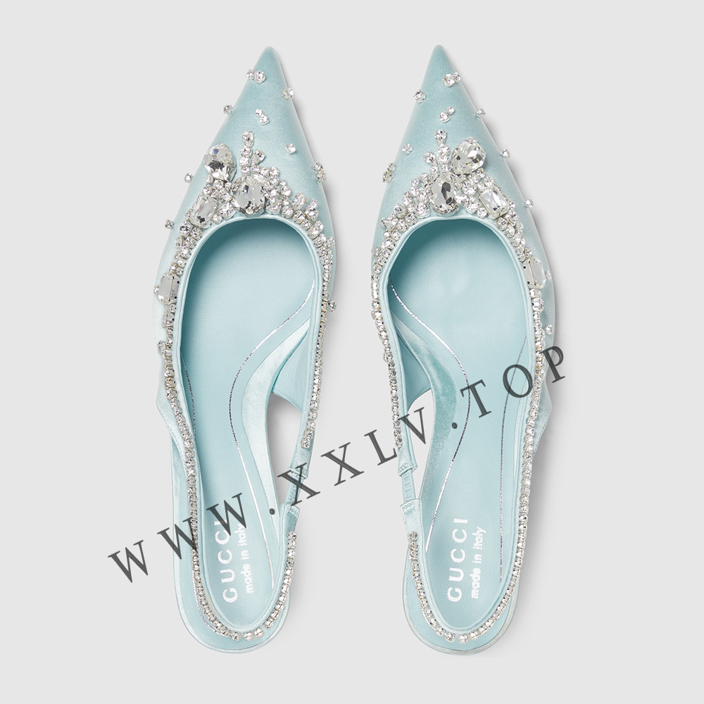 Women's pump with crystals - Image 4