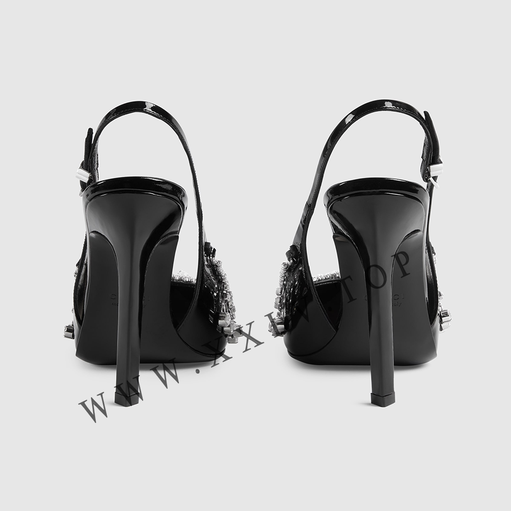 Women's pump with crystal chain - Image 5