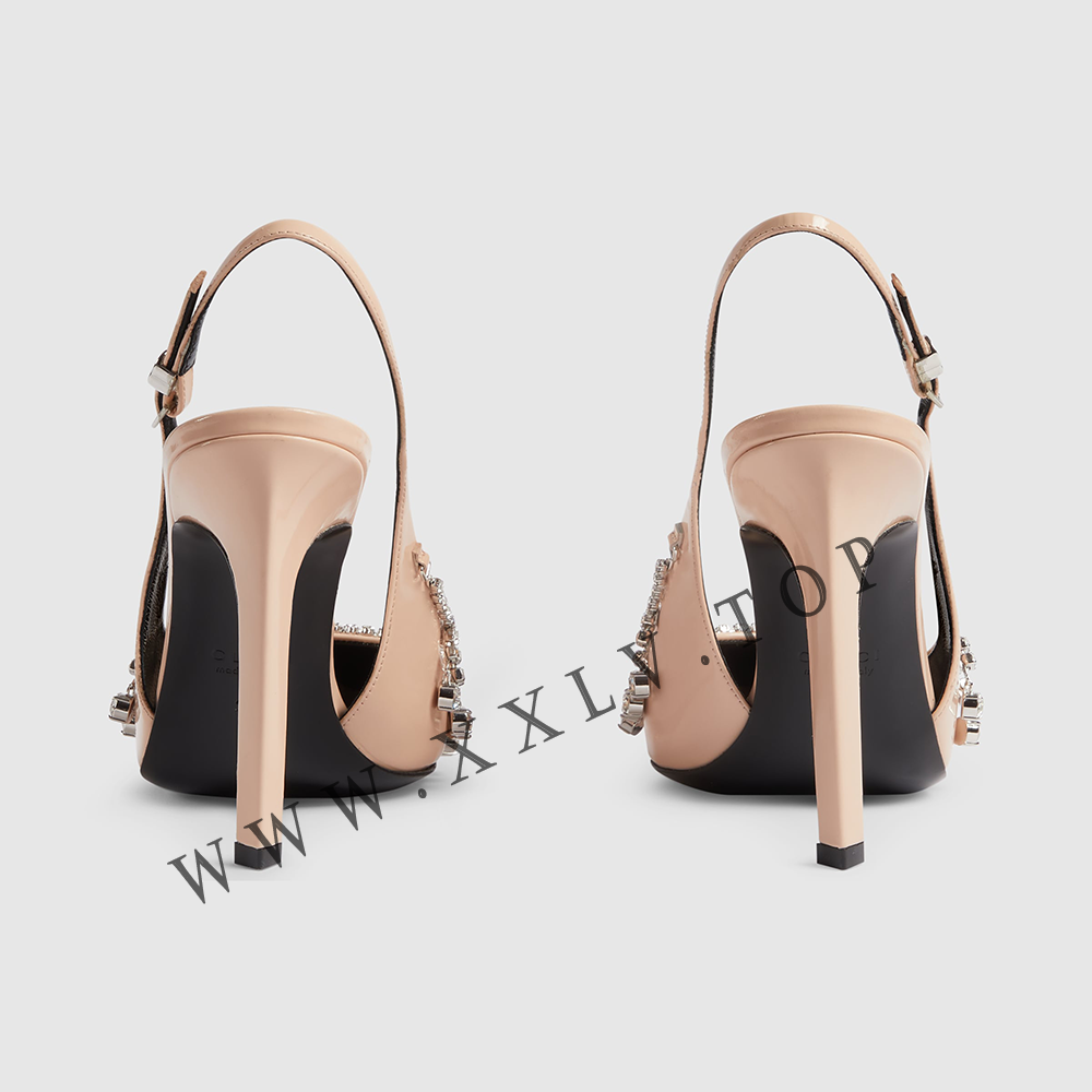 Women's pump with crystal chain - Image 3
