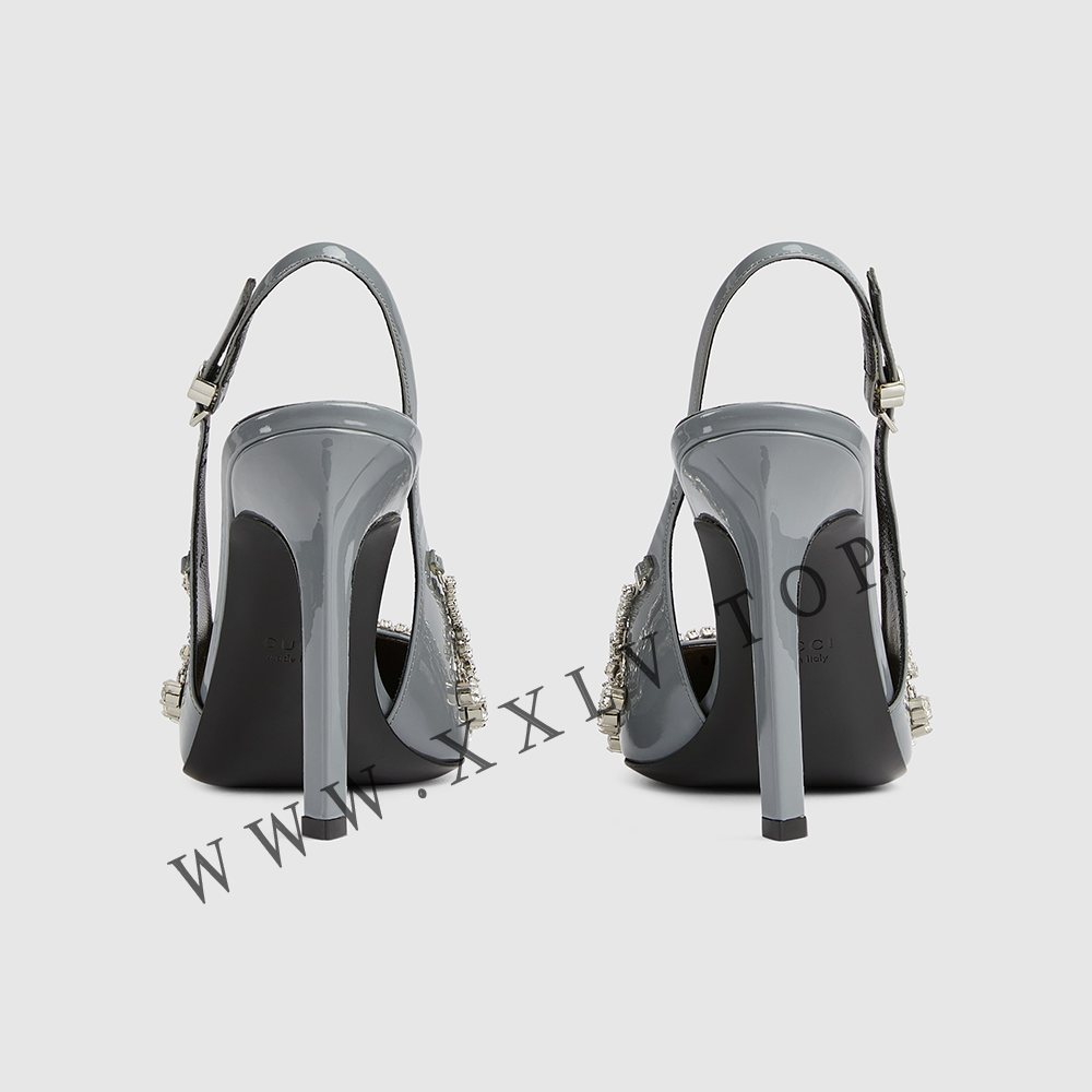 Women's pump with crystal chain - Image 3
