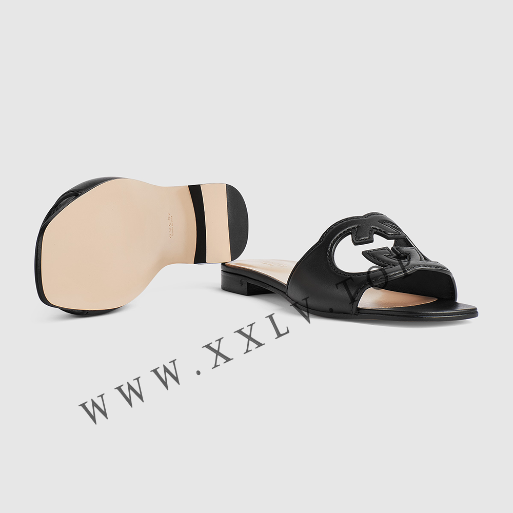 Women's slide sandal with Interlocking G - Image 4
