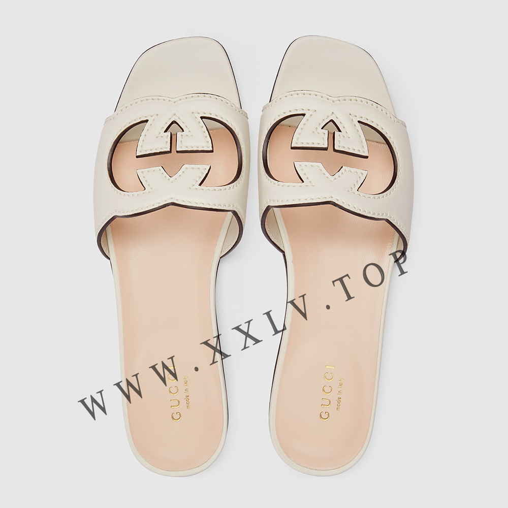 Women's slide sandal with Interlocking G - Image 4