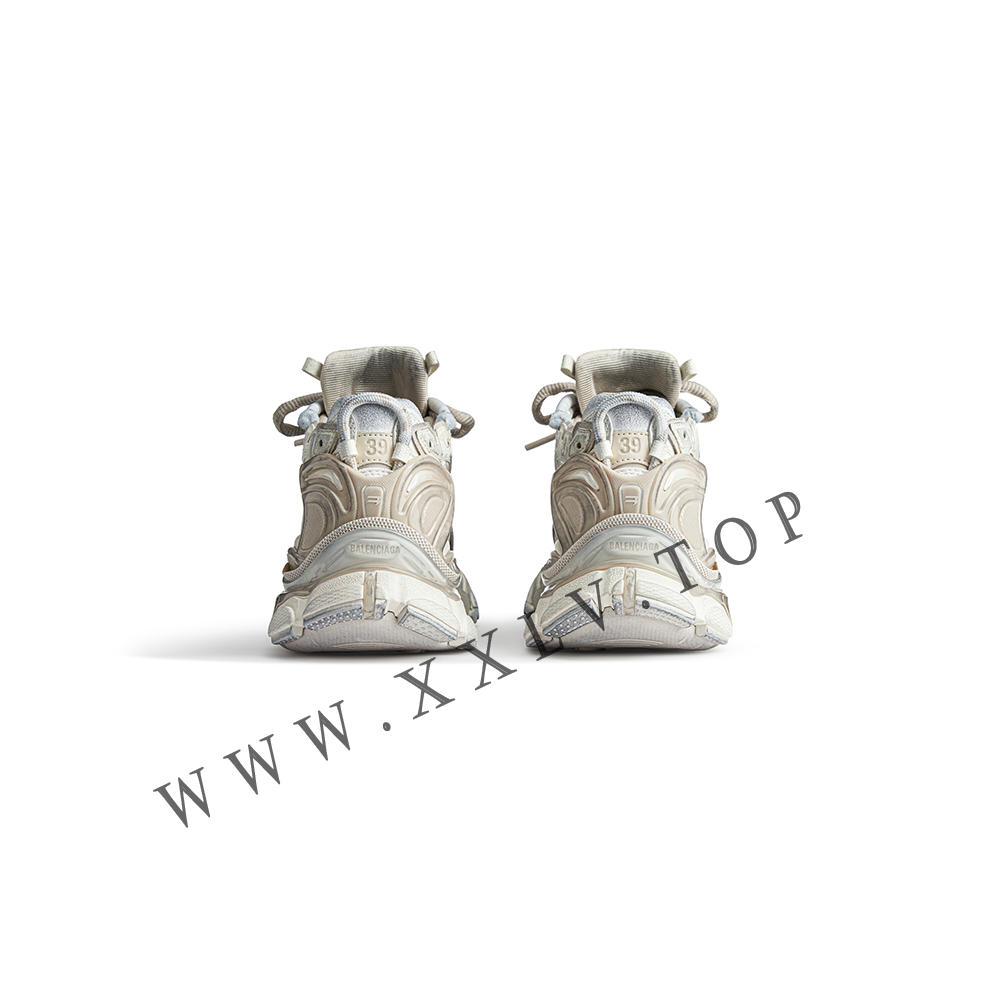 Women's Runner Sneaker in Beige - Image 4