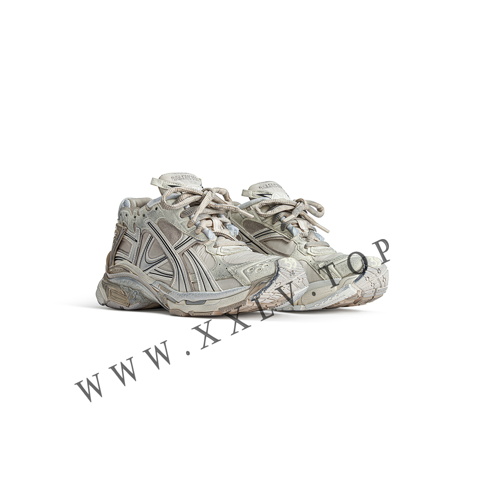 Women's Runner Sneaker in Beige - Image 3