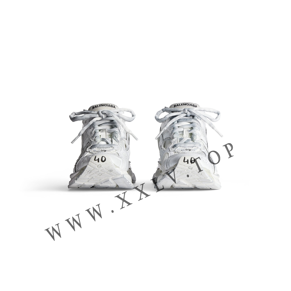 Women's Runner Sneaker in White - Image 5