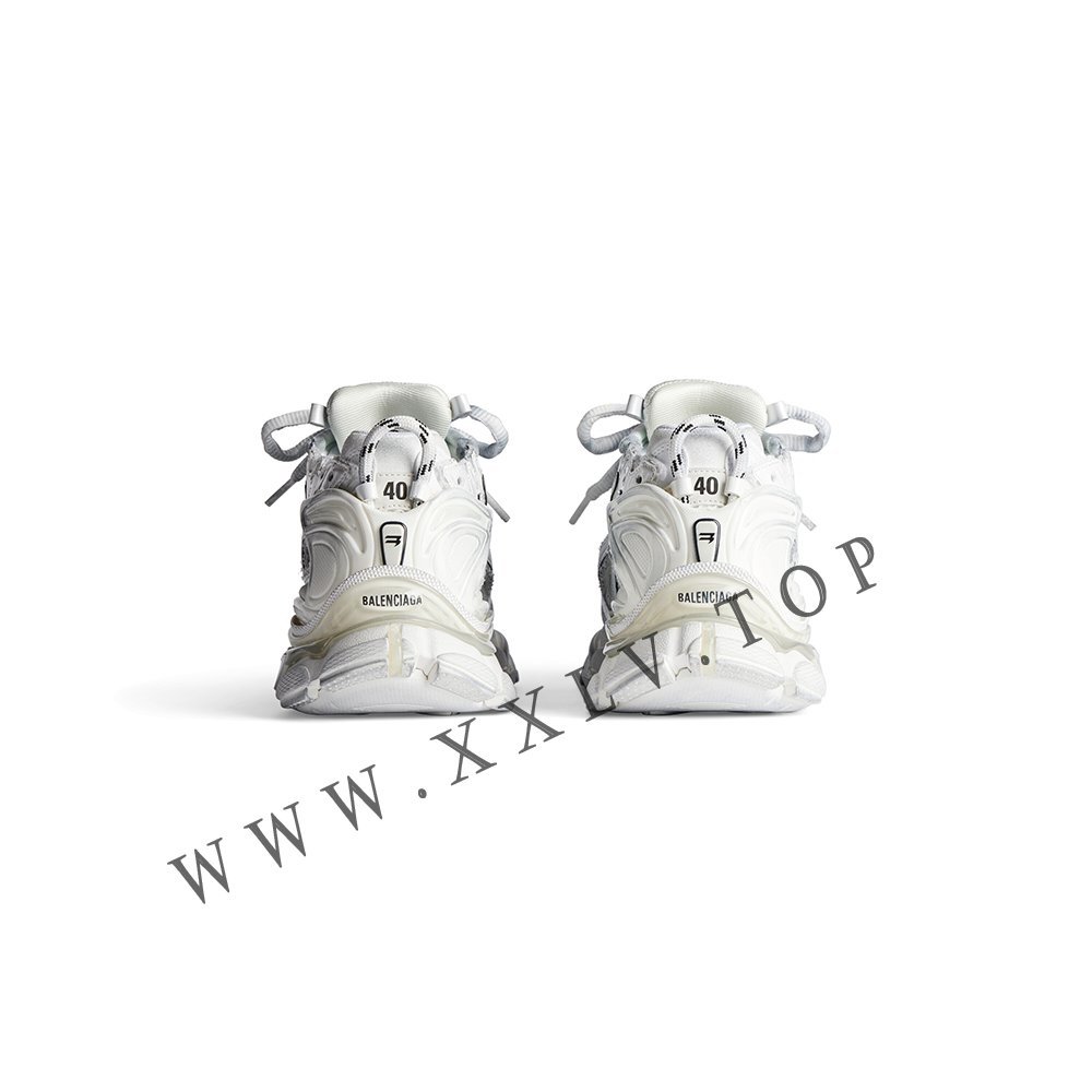 Women's Runner Sneaker in White - Image 4
