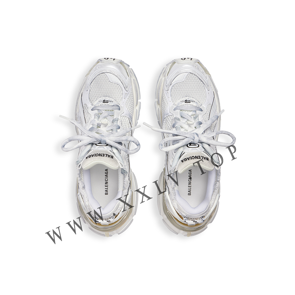 Women's Runner Sneaker in White - Image 3