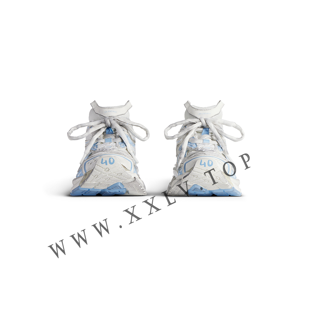 Women's Runner 2.0 Sneaker in White/light Blue/grey - Image 2