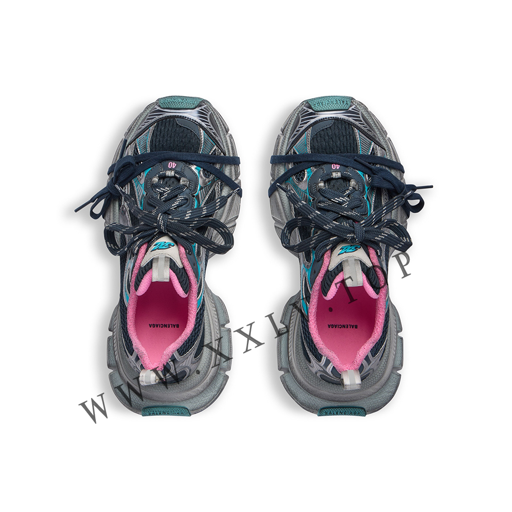 Women's 3xl Sneaker in Grey/blue/pink - Image 5