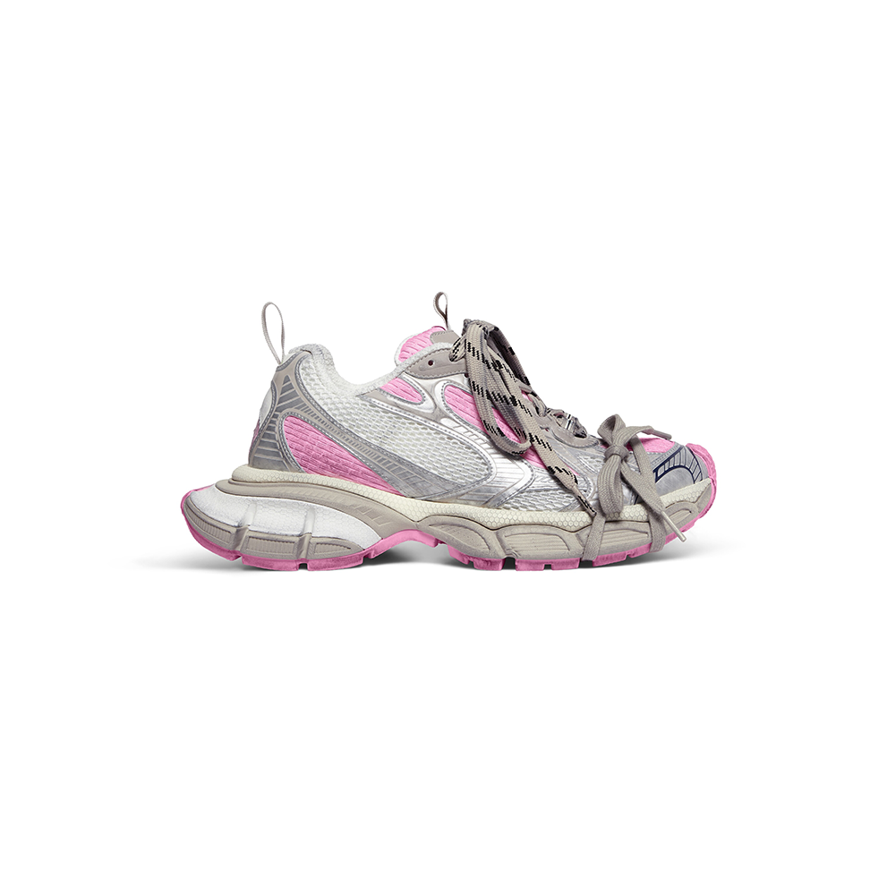Women's 3xl Sneaker in White/grey/pink