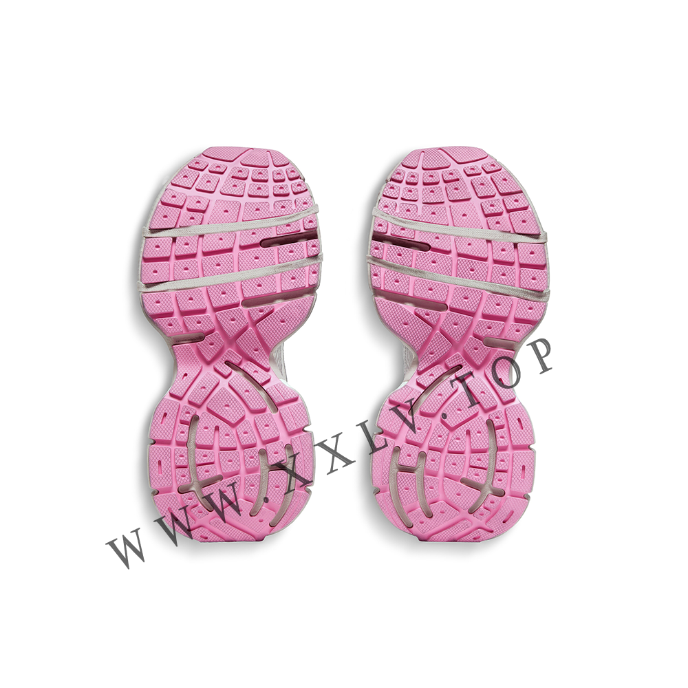 Women's 3xl Sneaker in White/grey/pink - Image 4