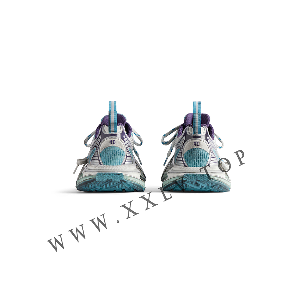 Women's 3xl Sneaker in Light Blue/white/purple - Image 4