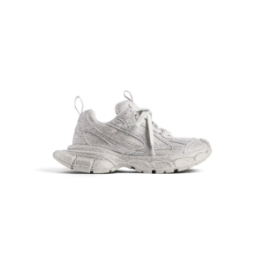 Women's 3xl Sneaker With Rhinestones in Light Grey