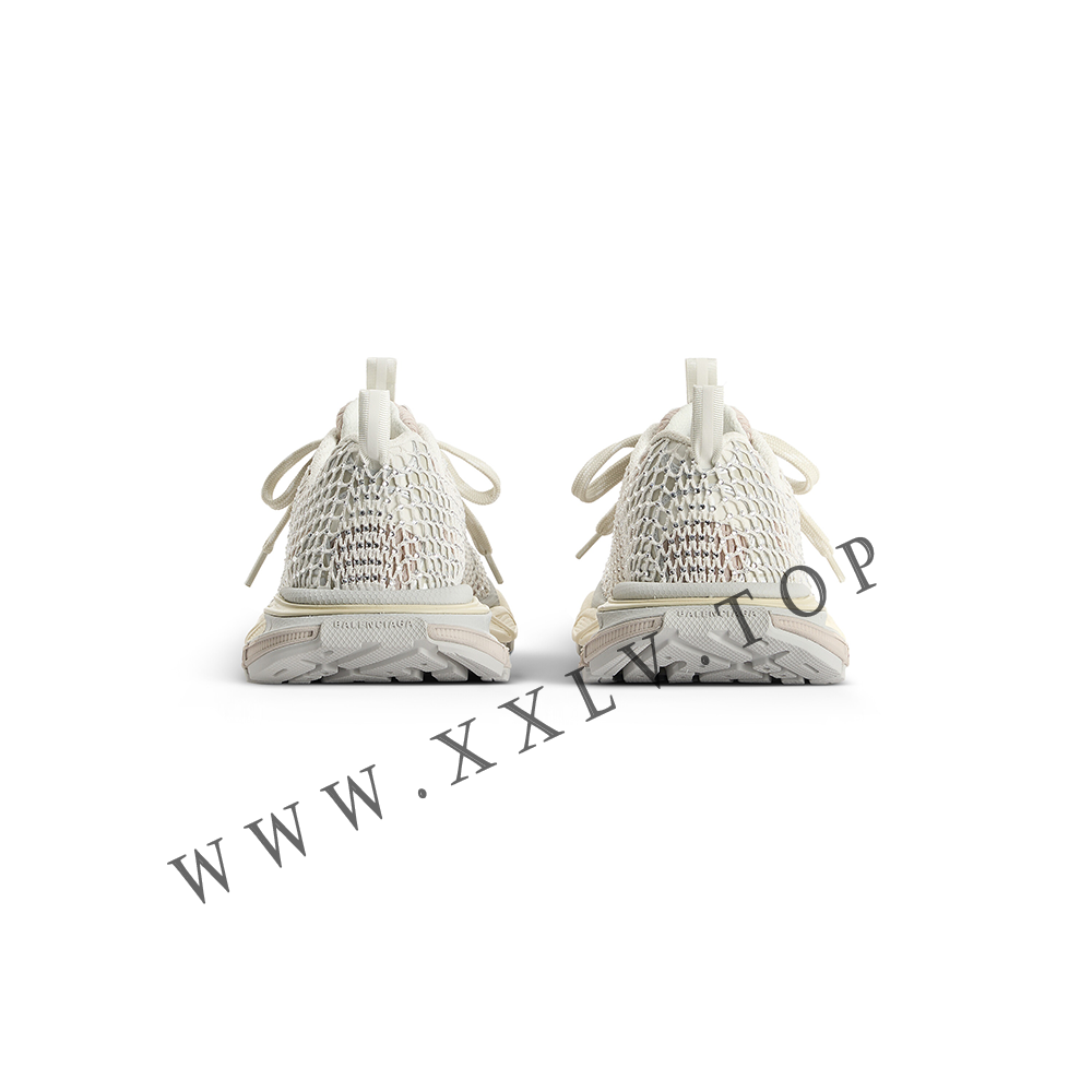 Women's 3xl Fishnet Sneaker in Eggshell - Image 4