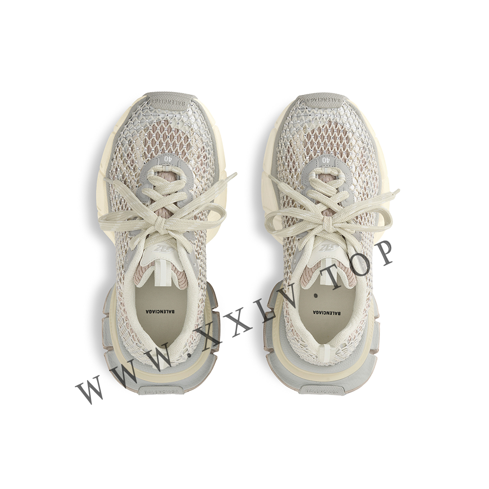 Women's 3xl Fishnet Sneaker in Eggshell - Image 2