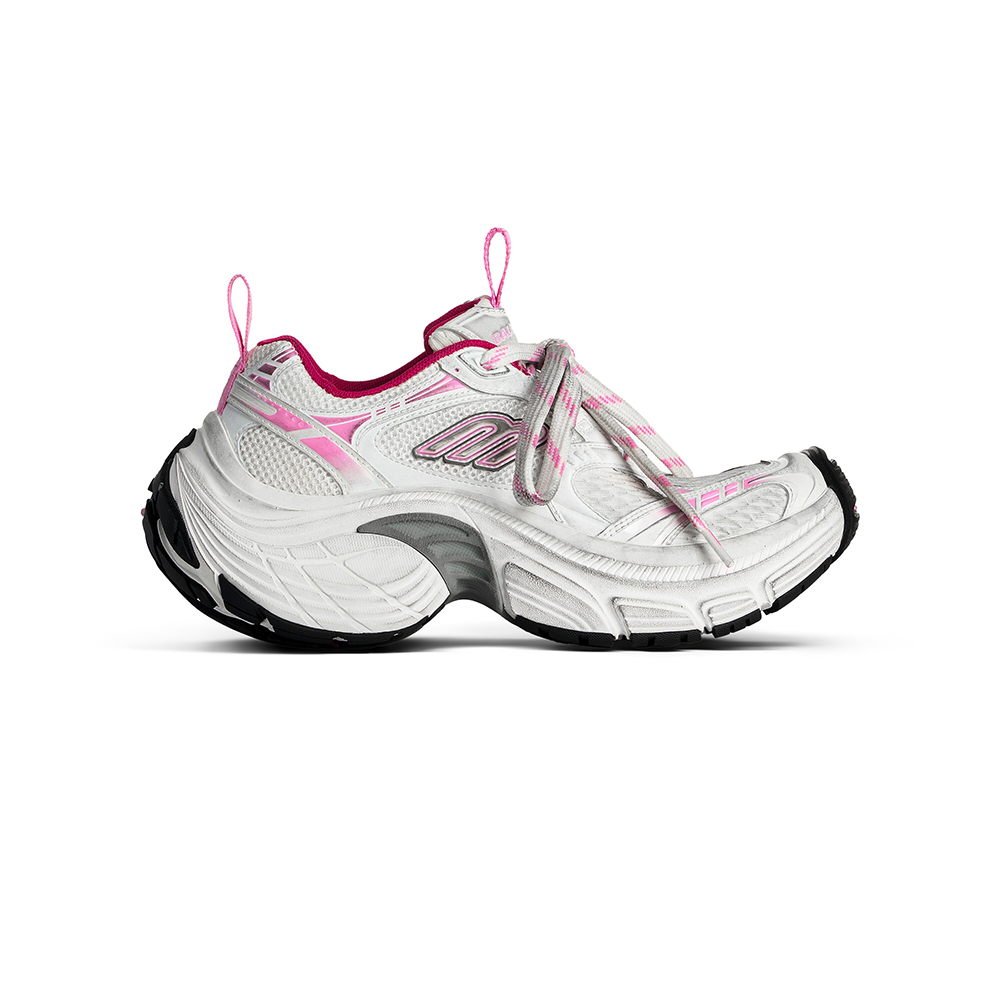 Women's 6xl Sneaker in White/light Pink/grey/black