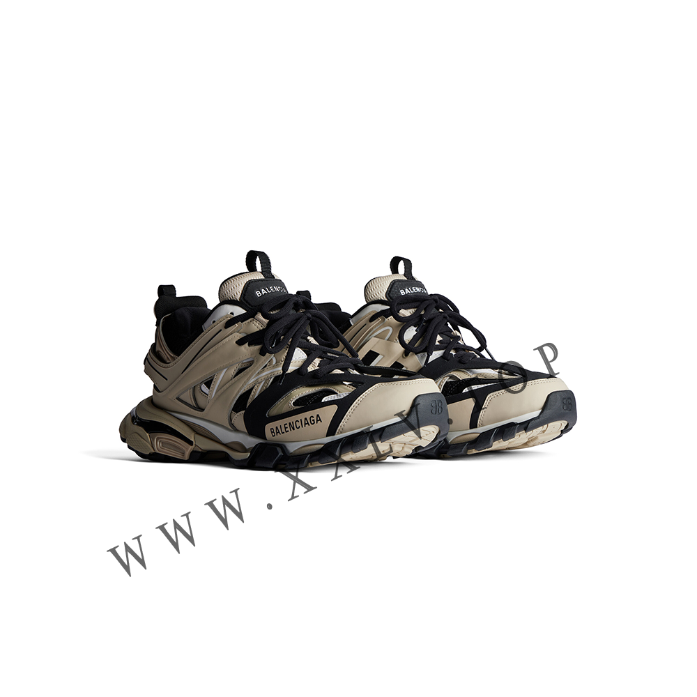 Women's Track Sneaker in Beige/black - Image 5