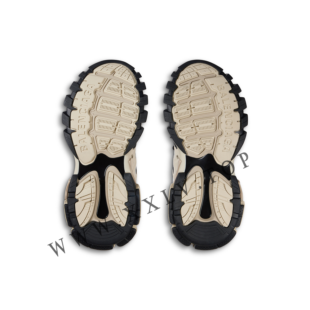 Women's Track Sneaker in Beige/black - Image 2