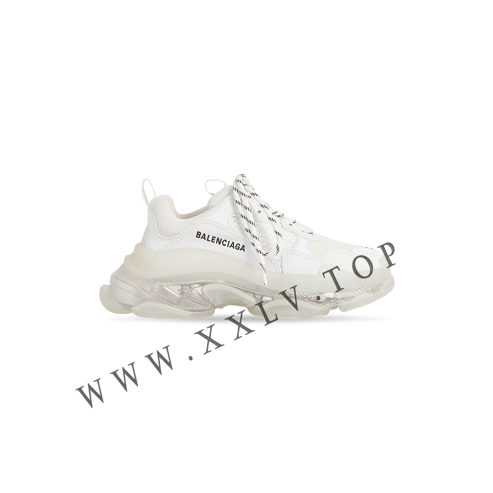 Women's Triple S Clear Sole Sneaker in White - Image 5