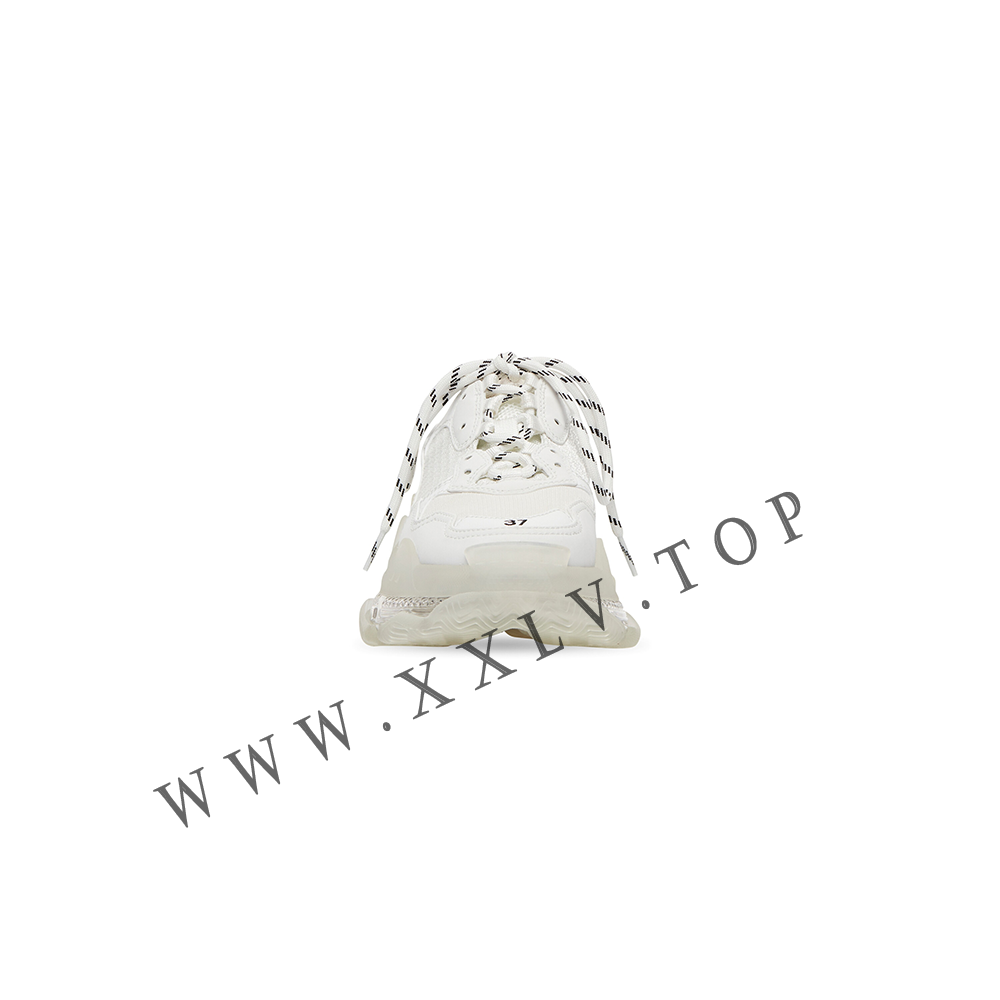 Women's Triple S Clear Sole Sneaker in White - Image 3