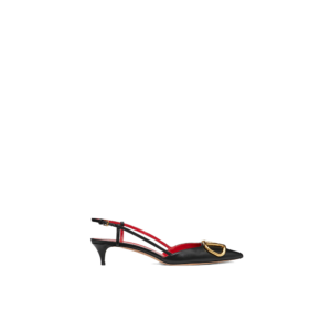 VLOGO SIGNATURE CALFSKIN SLINGBACK PUMP 40MM / 1.6 IN.