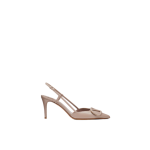 VLOGO SIGNATURE CALFSKIN SLINGBACK PUMP 80 MM / 3.15 IN.