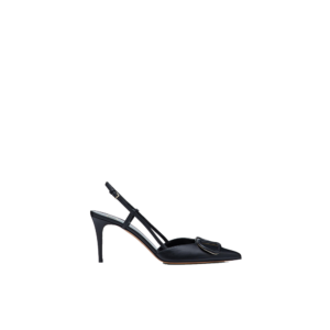 VLOGO SIGNATURE CALFSKIN SLINGBACK PUMP 80 MM / 3.15 IN.