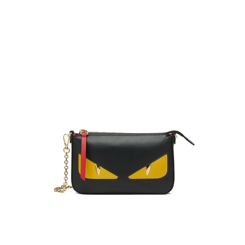 Baguette Pouch Lunar New Year black leather pouch