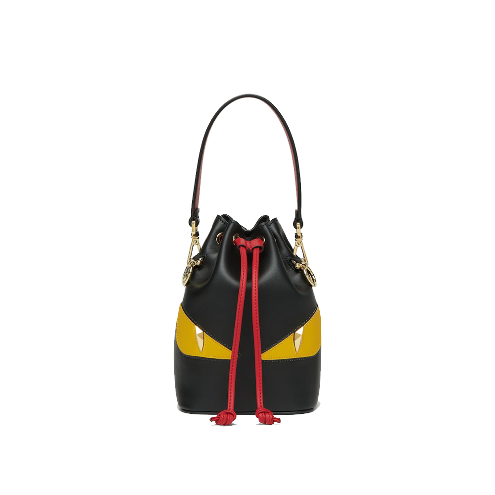 Mon Tresor Lunar New Year black leather mini-bag