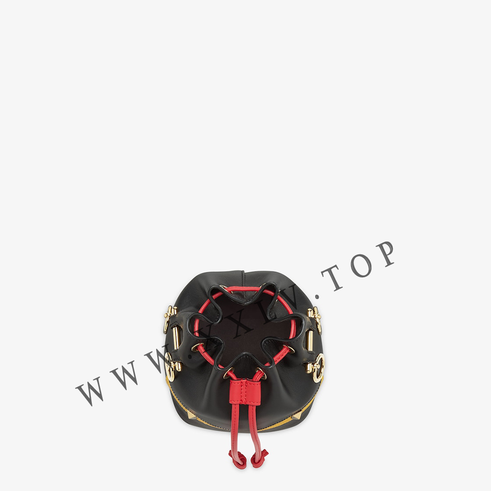 Mon Tresor Lunar New Year black leather mini-bag - Image 3