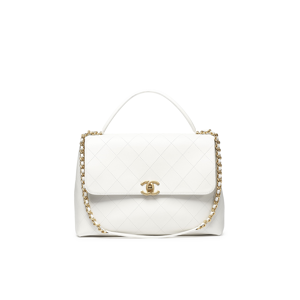 Maxi Flap Bag with Top Handle