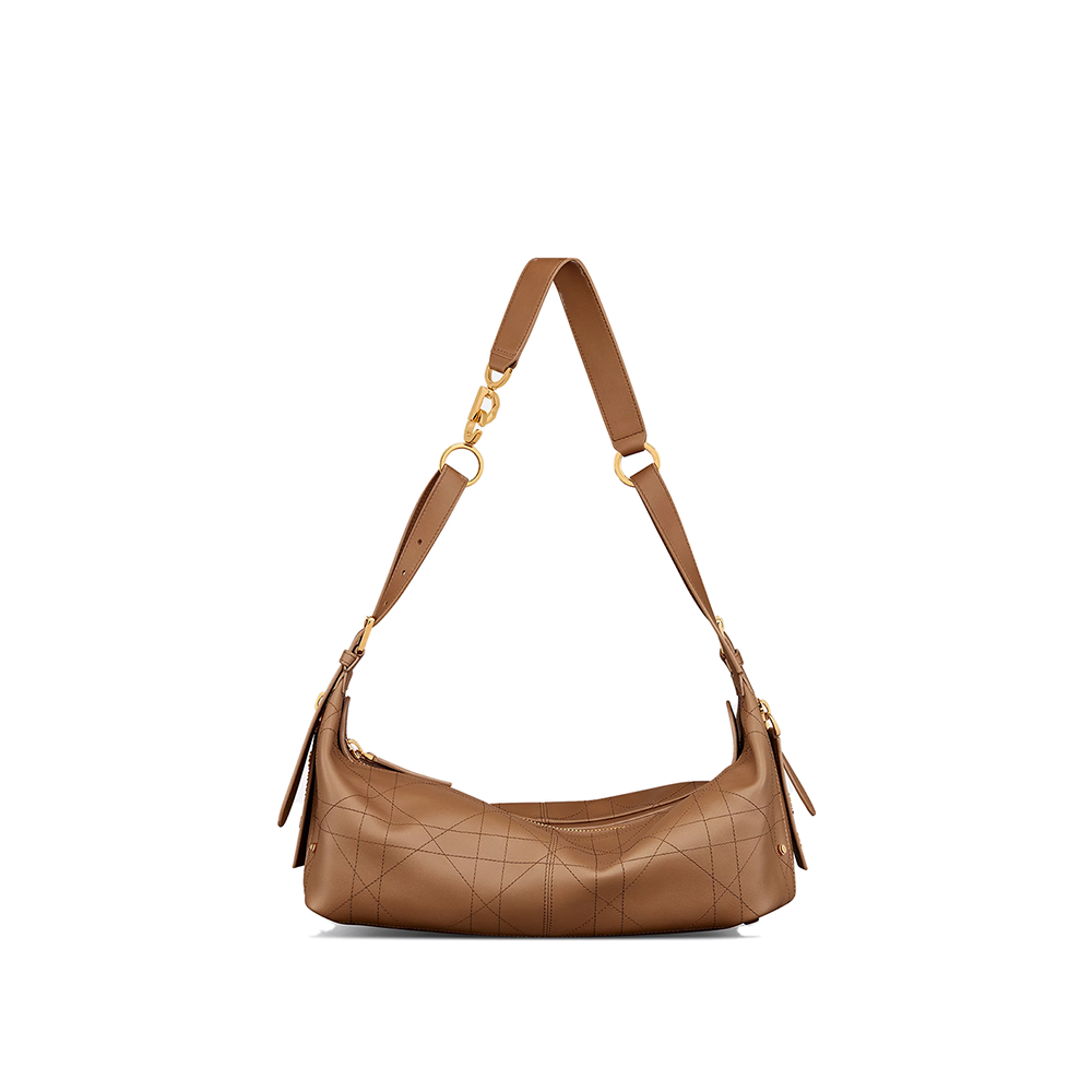 Medium D-Journey Bag in Vintage Smooth Calfskin