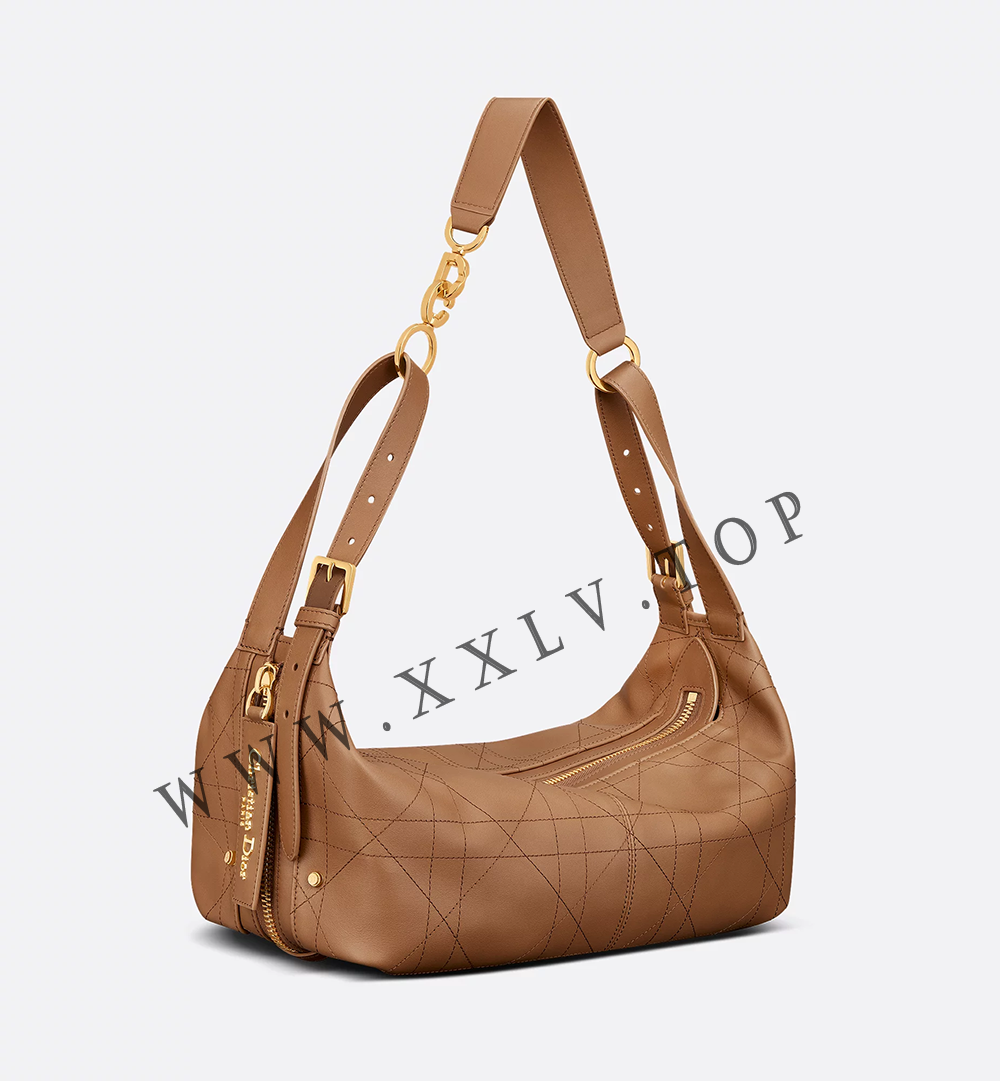 Medium D-Journey Bag in Vintage Smooth Calfskin - Image 5