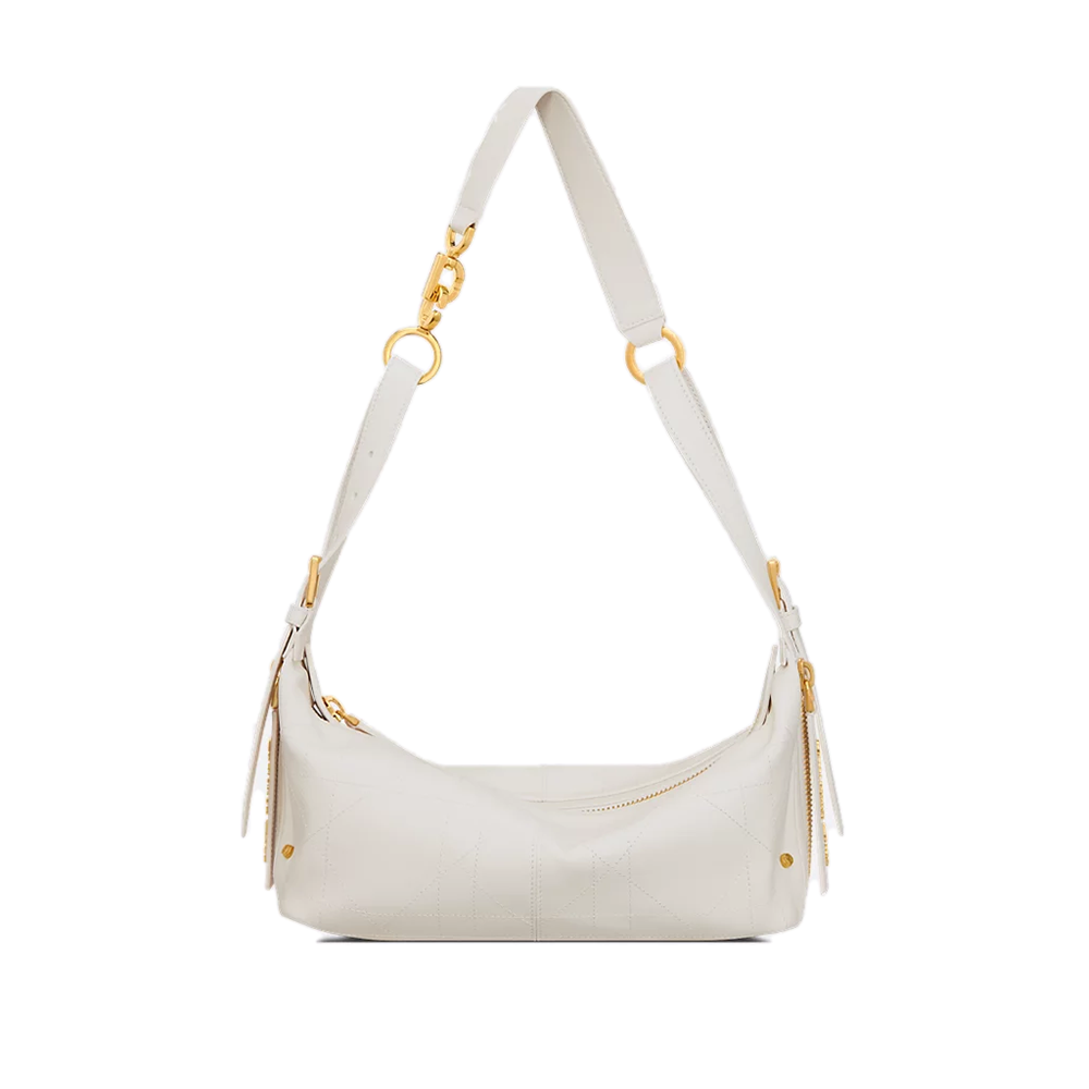 Small D-Journey Bag in Vintage Smooth Calfskin