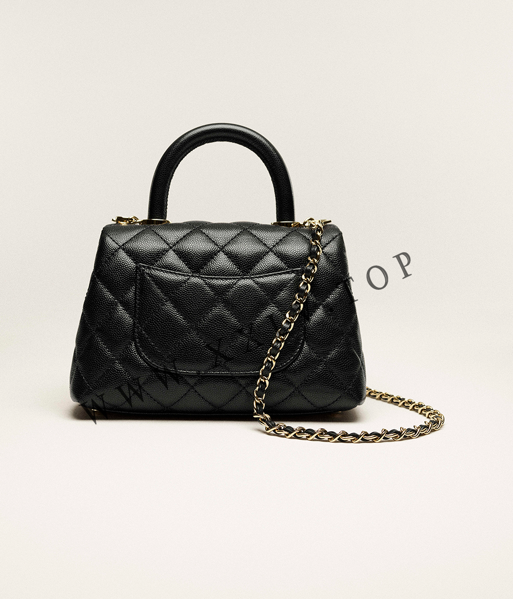 Mini Flap Bag with Top Handle - Image 4