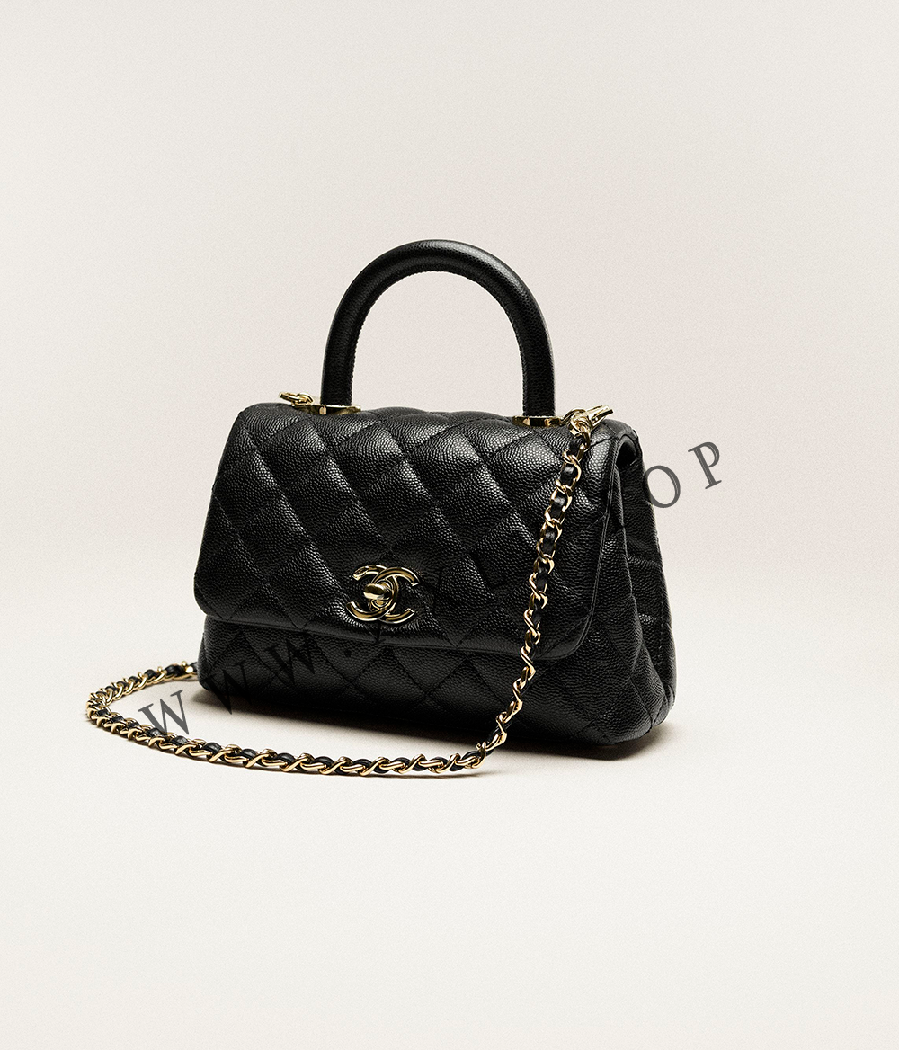 Mini Flap Bag with Top Handle - Image 3