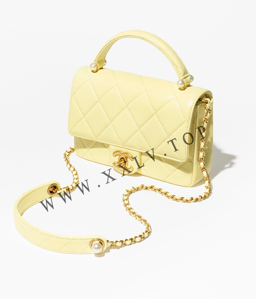Mini Flap Bag with Top Handle - Image 2