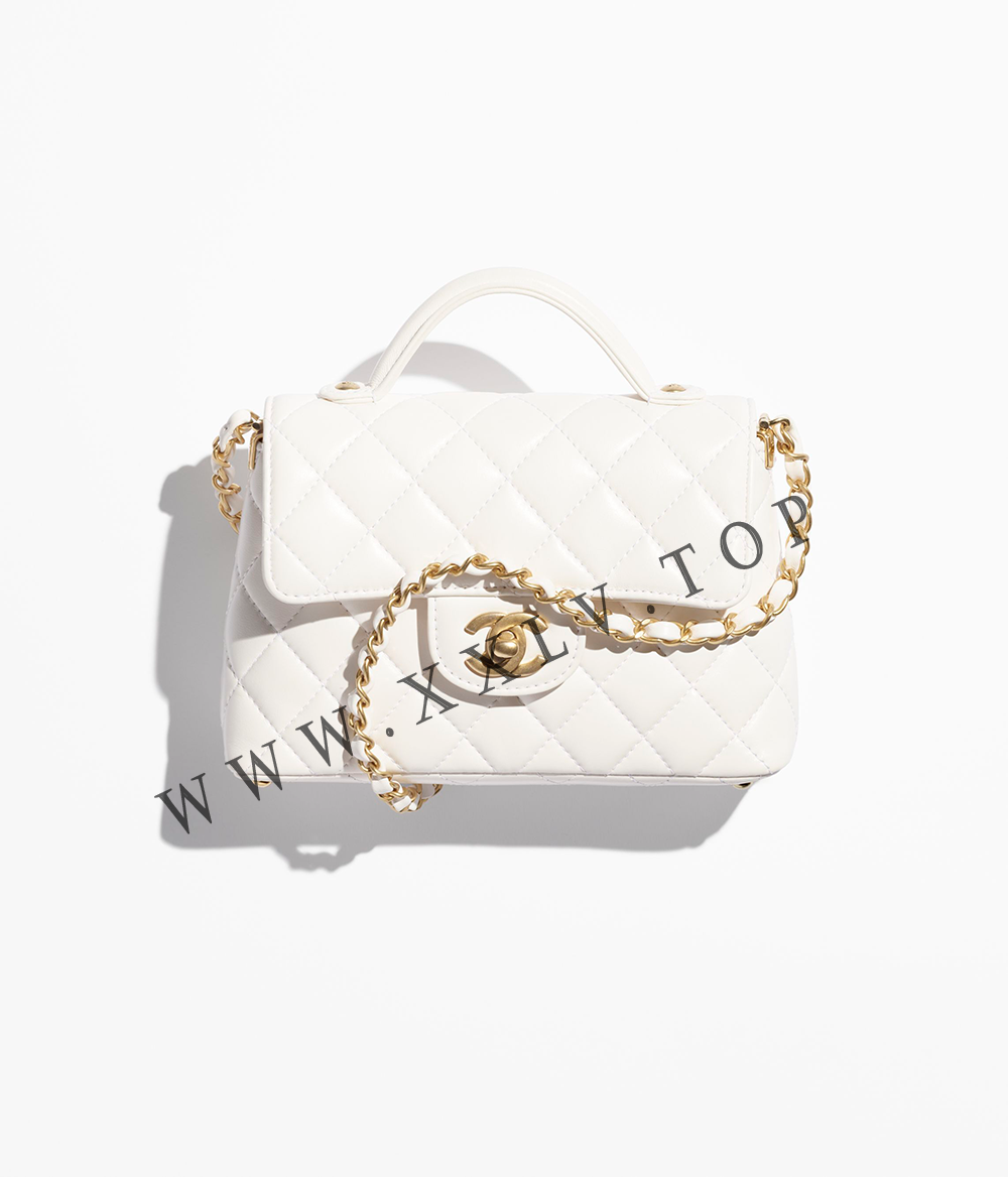 Small Flap Bag with Top Handle - Image 4