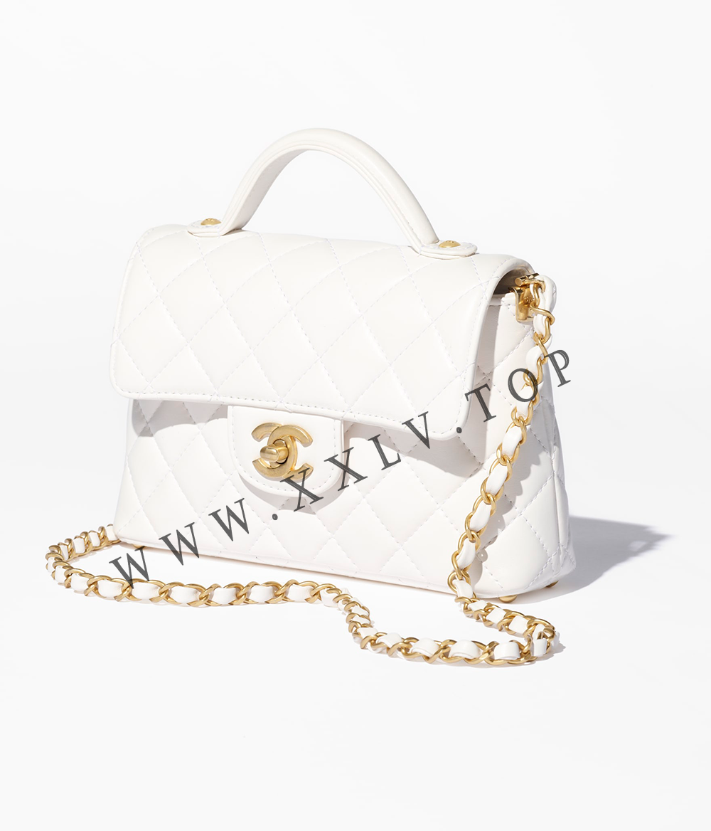 Small Flap Bag with Top Handle - Image 3